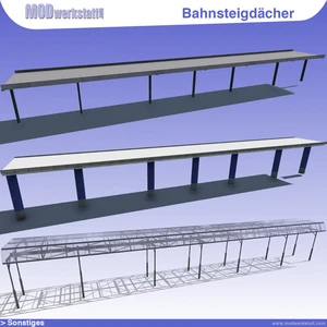 Vorschaubild zum Mod Bahnsteigdächer