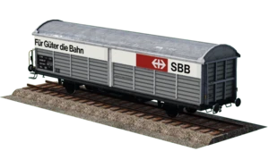 Vorschaubild zum Mod Schiebewandwagen SBB 2-achsig (Hbi(l)s)