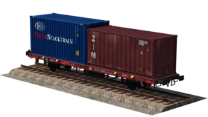 Vorschaubild zum Mod Zweiachsige Containerwagen